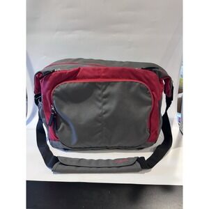 JanSport Crossbody Messenger Bag Red & Grey College Student Travel Unisex LNC